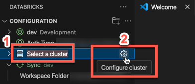 Configurar o cluster